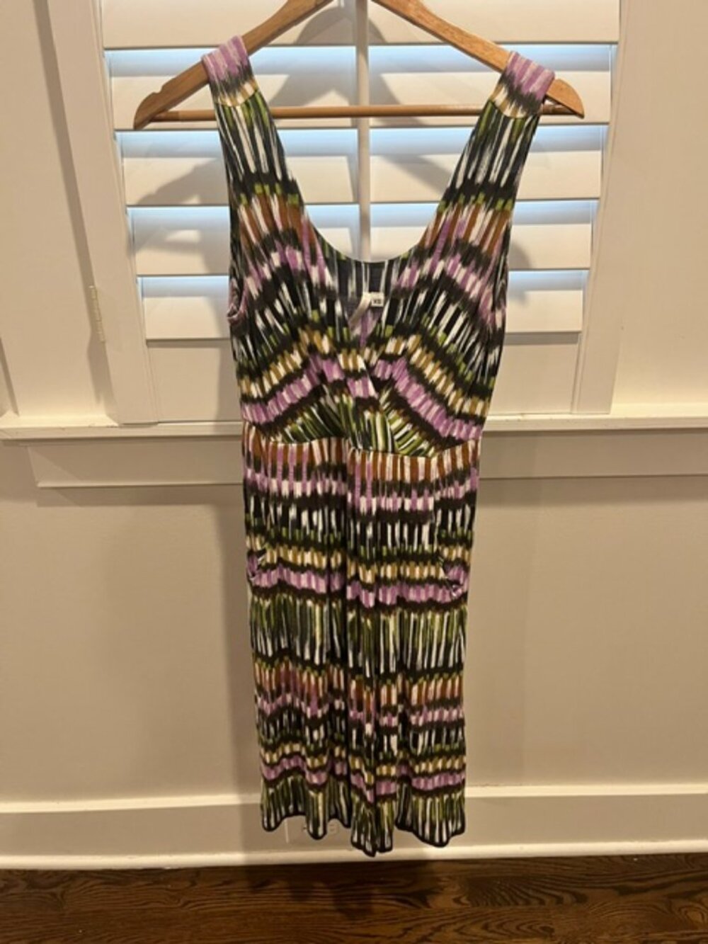 Anthropologie Nell Couture Ikat Print Sleeveless Dress XS